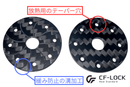 「CF-LOCK」 ワッシャー：【緩み防止×放熱】GHモデル（4枚セット）